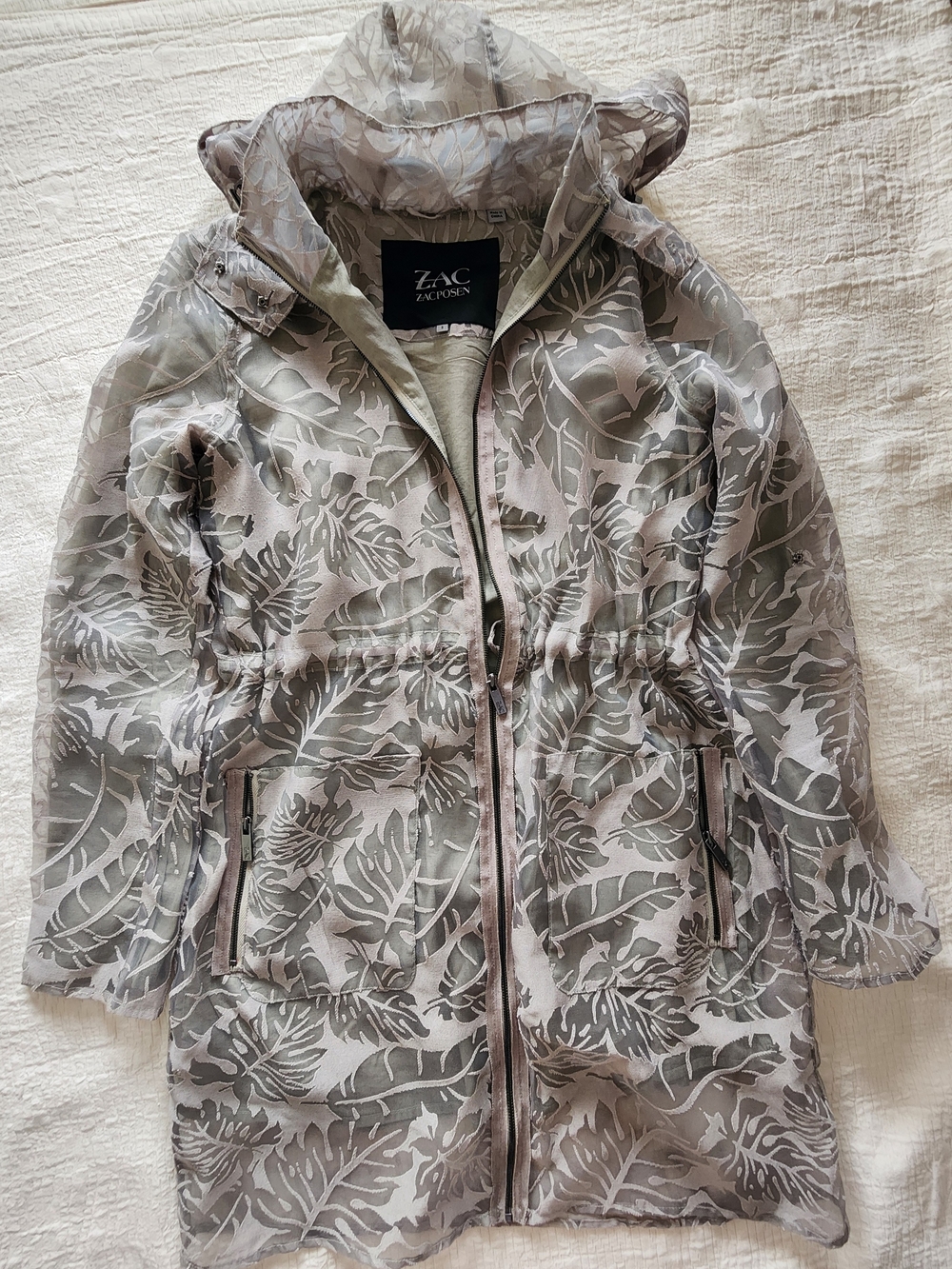 Zac Posen Lightweight Hooded Jacket / Parka